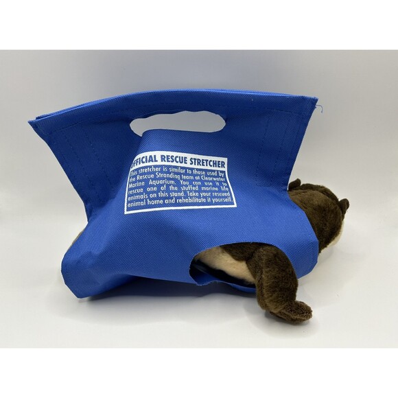 Marine Life Rescue Project River Otter Plush Stuffed Animal w/ Stretcher & Card - Picture 7 of 14